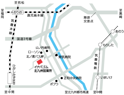 北九州営業所 MAP