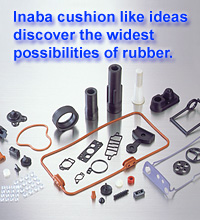 Inaba cushion like ideas discover the widest possibilities of rubber.